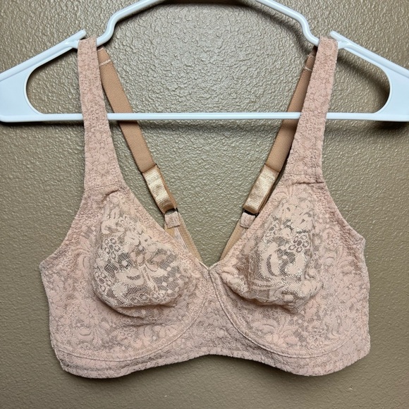 Wacoal Halo wireless Lace Adjustable Strap Soft Cup Bra 36D - Picture 2 of 11